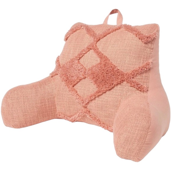 NWT Tufted Textured Bed Rest Pillow Terracotta- Threshold - Picture 2 of 3